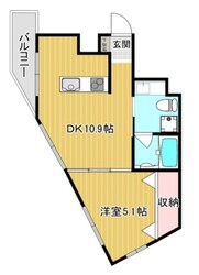 戸山ドミールの物件間取画像